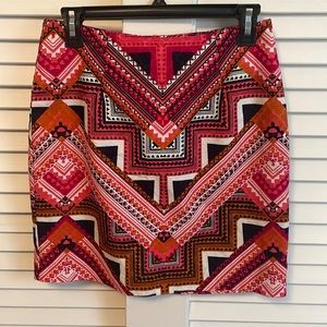Patterned Merona Skirt Size 4